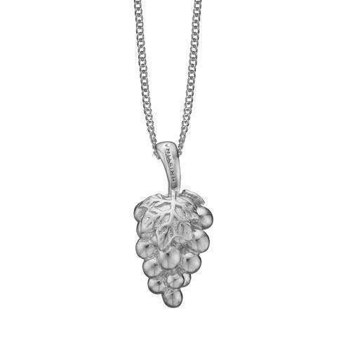 Christina Collect 925 Sterling Silver Grape Fine cluster of grapes with two white topaz, model 680-S08