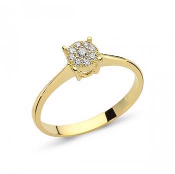Coronet 14 carat gold rings with 0.11 - 016 - 0.21 or 0.37 carat brilliant