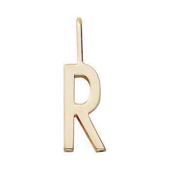 Bookmark arm 10 mm, A-Z (Gold-plated/Blank) with or without chain