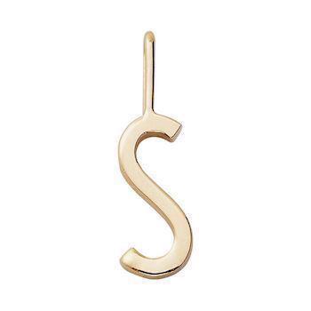 Bookmark arm 10 mm, A-Z (Gold-plated/Blank) with or without chain