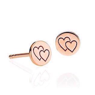 Izabel Camille Beautiful Together rose gold plated Earrings shiny, model A1461RGS