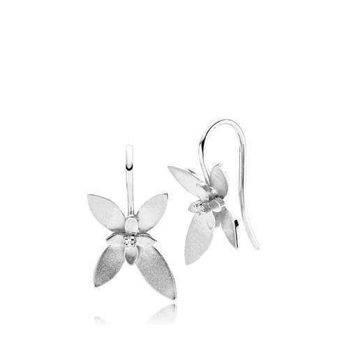 Izabel Camille Clematis 925 sterling silver earrings shiny, model A1495sws