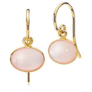 Izabel Camille Candy silver plated earrings shiny, model A1570gs-pinkCL