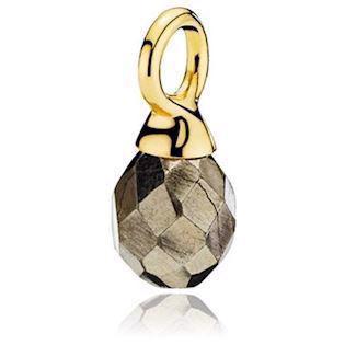 Izabel Camille Wonder Drop gold-plated silver pendant shiny, model A5224gs-pyrite