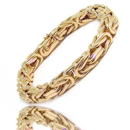 14 Carat Solid Gold King Bracelet and Necklace from Danske BNH
