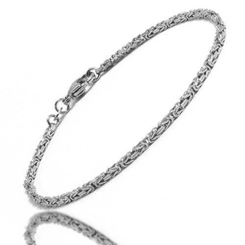 King chain in solid 925 silver - bracelet and necklace