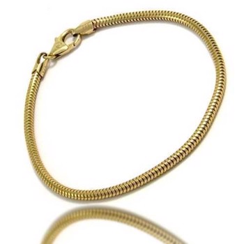 14 kt snake bracelet and necklace