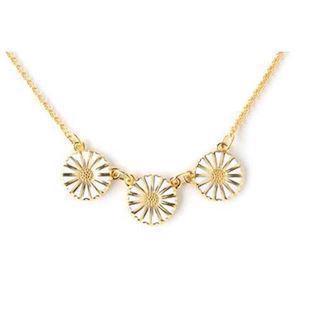 Marguerite necklaces from Lund of Copenhagen with 3 or 5 pieces 11 mm