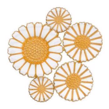 Marguerite Brooch / Pendant with several sizes Marguerites from Lund Copenhagen