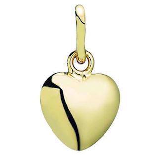 8 carat heart pendant from Lund Copenhagen, 8 x 8,5 mm