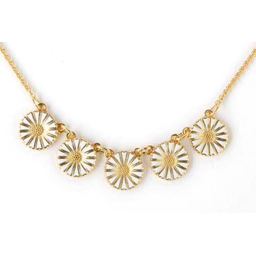 Marguerite necklaces from Lund of Copenhagen with 3 or 5 pieces 11 mm