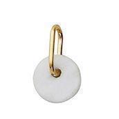 White Marble - Beautiful Arne Jacobsen pendant in silver plated, approx. 6 mm 