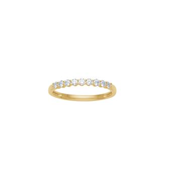 14kt. guldring m. 0,25 W/SI, från Siersbøl