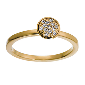 14kt ring med 0,100ct w/si, från Siersbøl