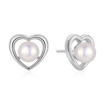 Sølv creoler, från Støvring Design