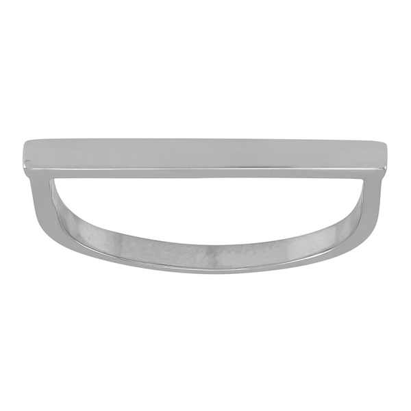 Rhodineret sølv ring stick 2mm bred* Str.58, från Nordahl