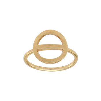 Forgyldt sølv ring SHAPE52 Str.48, från Nordahl