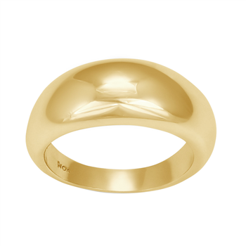 Forgyldt sølv ring GRACE52 9mm Str.50, från Nordahl