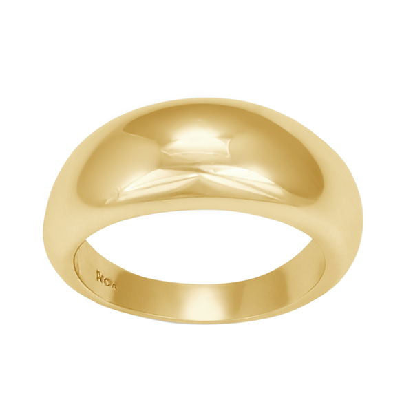 Forgyldt sølv ring GRACE52 9mm Str.60, från Nordahl