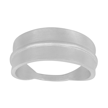 Rhd. sølv ring FOLIUM52 9mm Str.58, från Nordahl