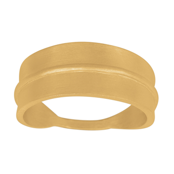 Forgyldt sølv ring FOLIUM52 9mm Str.50, från Nordahl