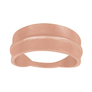 Rosaforgyldt sølv ring FOLIUM52 9mm Str.50, från Nordahl