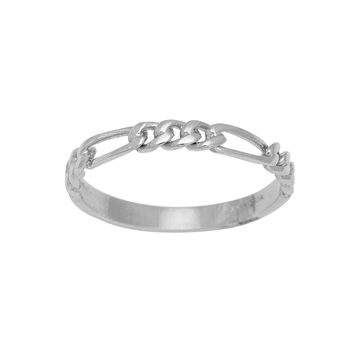 Rhod. sølvring FIGARO52 2,8mm Str.48, från Nordahl