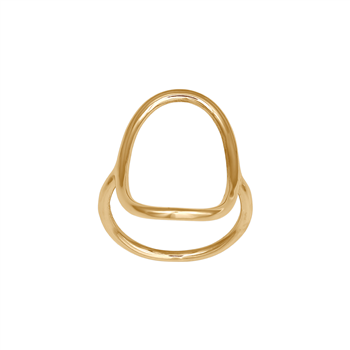 Forgyldt sølv ring SOFT52 27mm Str.50, från Nordahl