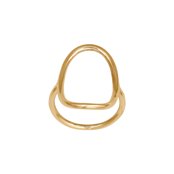 Forgyldt sølv ring SOFT52 27mm Str.60, från Nordahl