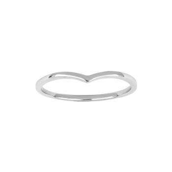 Rhod. sølvring NICE52 1,4mm Str.48, från Nordahl