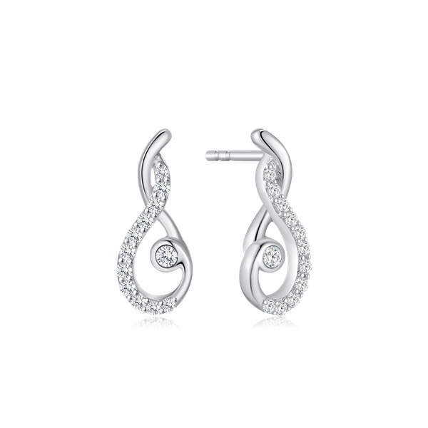 Sølv ørestikker, från Støvring Design