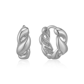 Sølv creoler, från Støvring Design