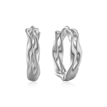 Sølv creoler, från Støvring Design