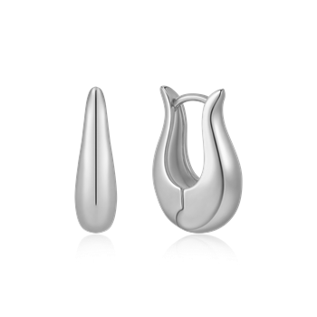 Sølv creoler, från Støvring Design