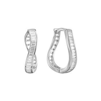 Sølv creoler, från Støvring Design