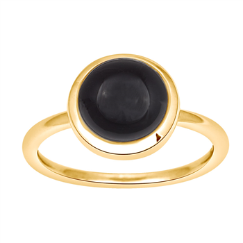 Forg sølvring SWEETS52 black onyx 9mm Str.56, från Nordahl