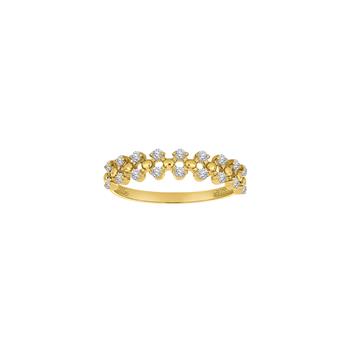 8kt. guldring m/cz, från Siersbøl