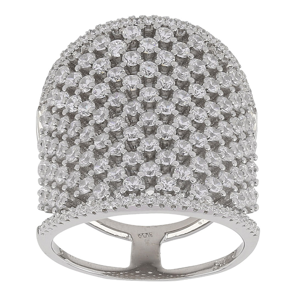 Rhd. sølv ring ALAINENOR cz. 24mm* Str.58, från Joanli Nor