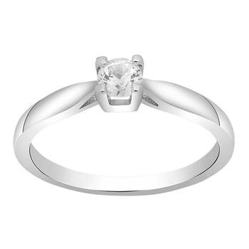 SWAROVSKI rhd sølvring AMELIANOR  5,5mm Str.50, från Joanli Nor