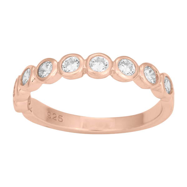 SWAROVSKI rosa forgyldt sølvring AMYNOR Str.50, från Joanli Nor