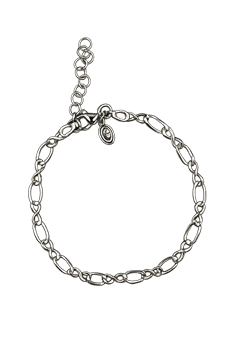 Armbånd sølv rhodineret evig, från L&G