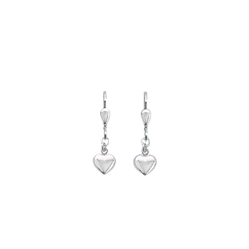 SØLV ØREHÆNGER M/HJERTE, från Aagaard
