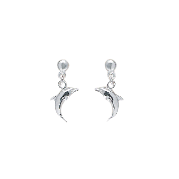 SØLV ØRESTIK M/ STIK DELFIN, från Aagaard