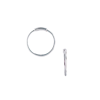 SØLV CREOL 15,5MM, 1MM TRÅD MASSIV M/VRI, från Aagaard