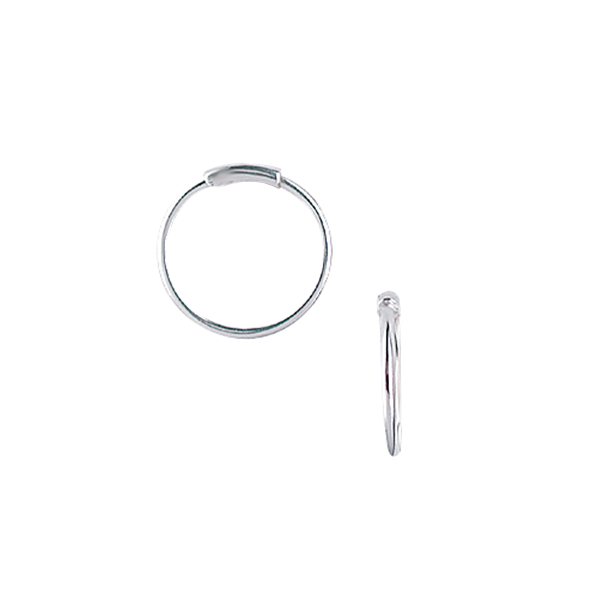 SØLV CREOL 15,5MM, 1MM TRÅD MASSIV M/VRI, från Aagaard