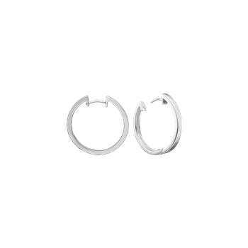 SØLV CREOL 14MM TRÅD 3MM M/KLAPLÅS, från Aagaard