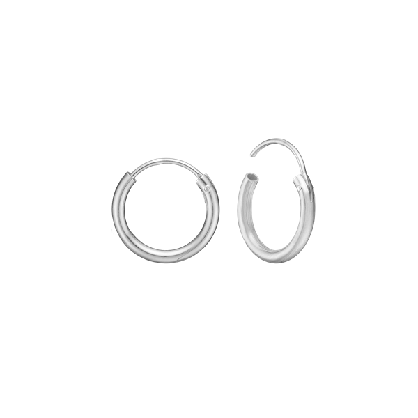 SØLV CREOL 14MM TRÅD 2mm M/VIPPELÅS, från Aagaard