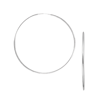 SØLV CREOL 55 MM, TRÅD 1,2 MM M/VIPPELÅS, från Aagaard