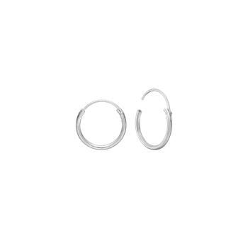 SØLV CREOL 10,5 MM, 1,2 MM TRÅD M/VIPPEL, från Aagaard