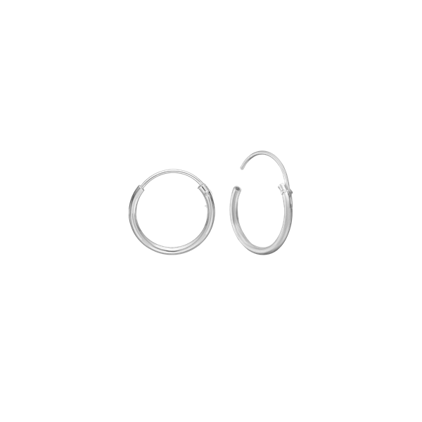 SØLV CREOL 10,5 MM, 1,2 MM TRÅD M/VIPPEL, från Aagaard